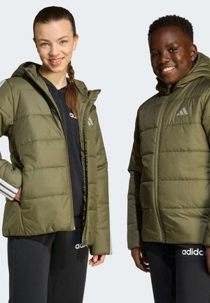 adidas Performance JUNIOR UNISEX - Winter jacket - olive strata black