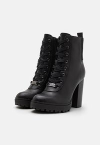 Steve Madden LATCH - Bottines à talons hauts - black