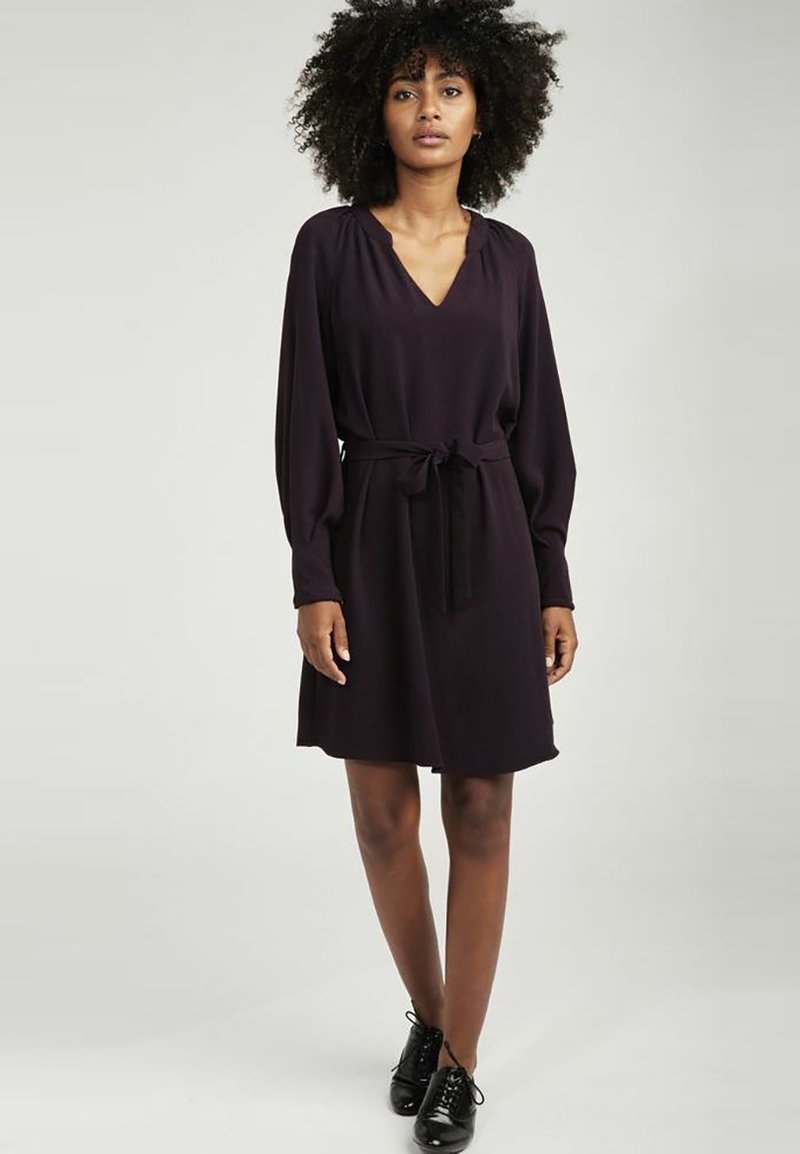 Naf Naf Jurk paars Naf Naf Jurk paars