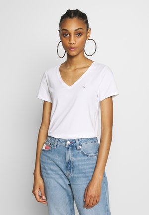 SHORTSLEEVE STRETCH TEE - T-shirts basic - white
