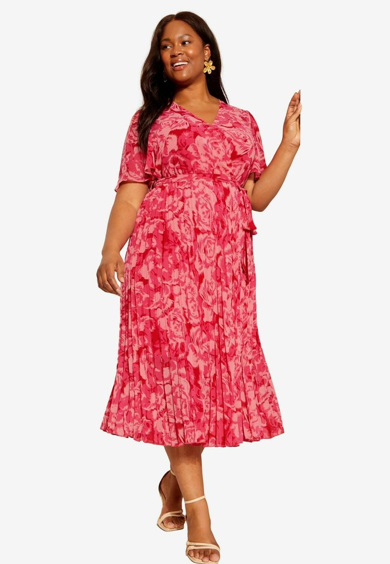 Friends Like These FLUTTER SLEEVE   - REGULAR FIT - Denné šaty - pink