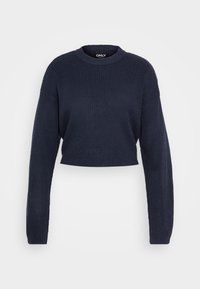 ONLMALAVI CROPPED TALL - Pulover - navy