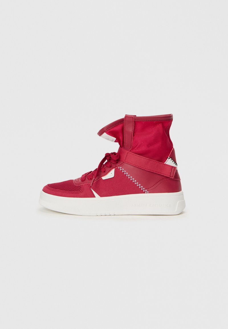 Armani Exchange Sneakers hoog rood Armani Exchange Sneakers hoog rood