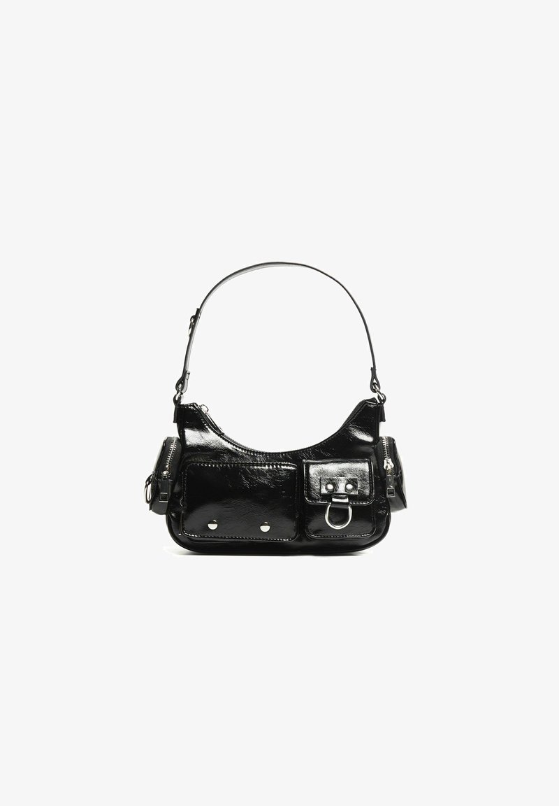 Borsa A Tracolla In Pelle PU Donna - Multi Tasca, Leggera, Tracolla Regolabile - Foto 10