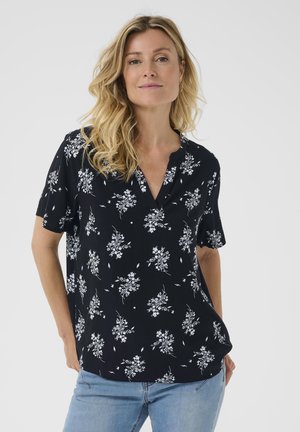 Love Copenhagen Blúz - black floral
