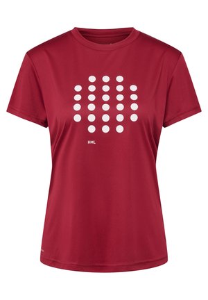 HMLCOURT  - T-Shirt print - rhubarb