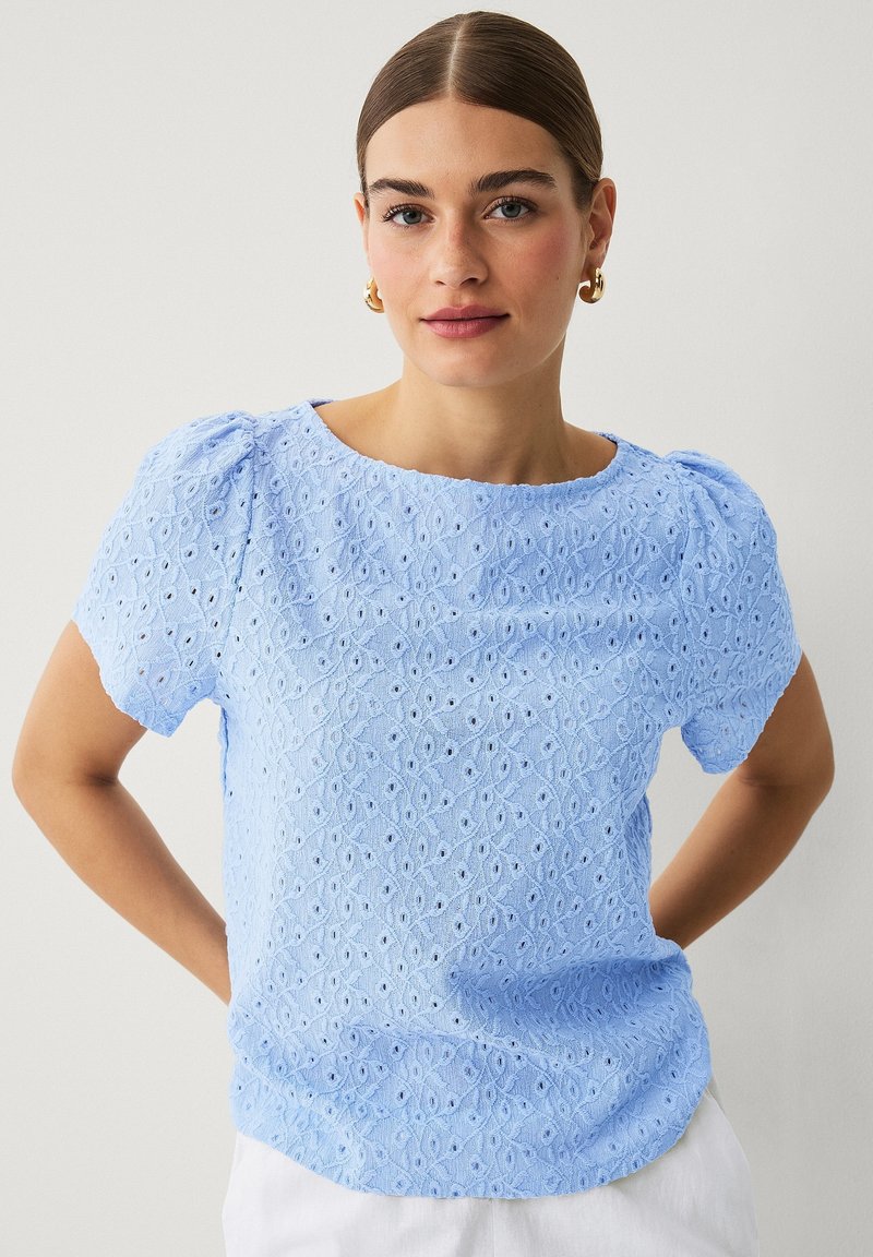 Ellos Collection MIT STRUKTUR - Blouse - blau