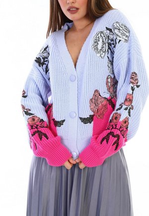 LOOSE - Cardigan - blue multicolour