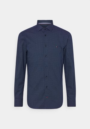 GRAPHIC FLOWER - Businesshemd - navy iris/light blue