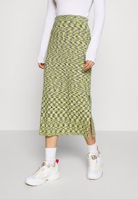 Weekday A-linjainen hame - neon yellow