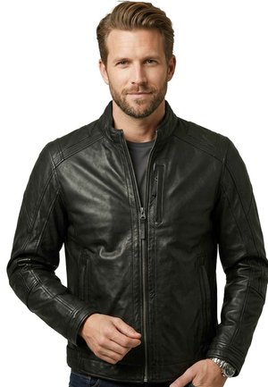 Lederjacken24, ELDOR-2 - Lederjacke - schwarz
