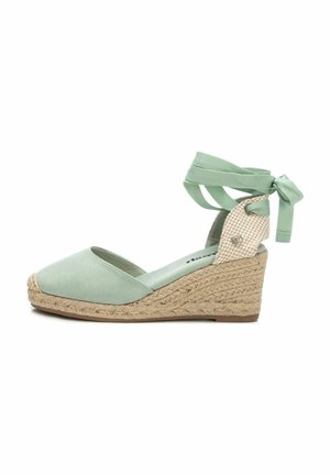 Zapatos de salón con cordones - aqua