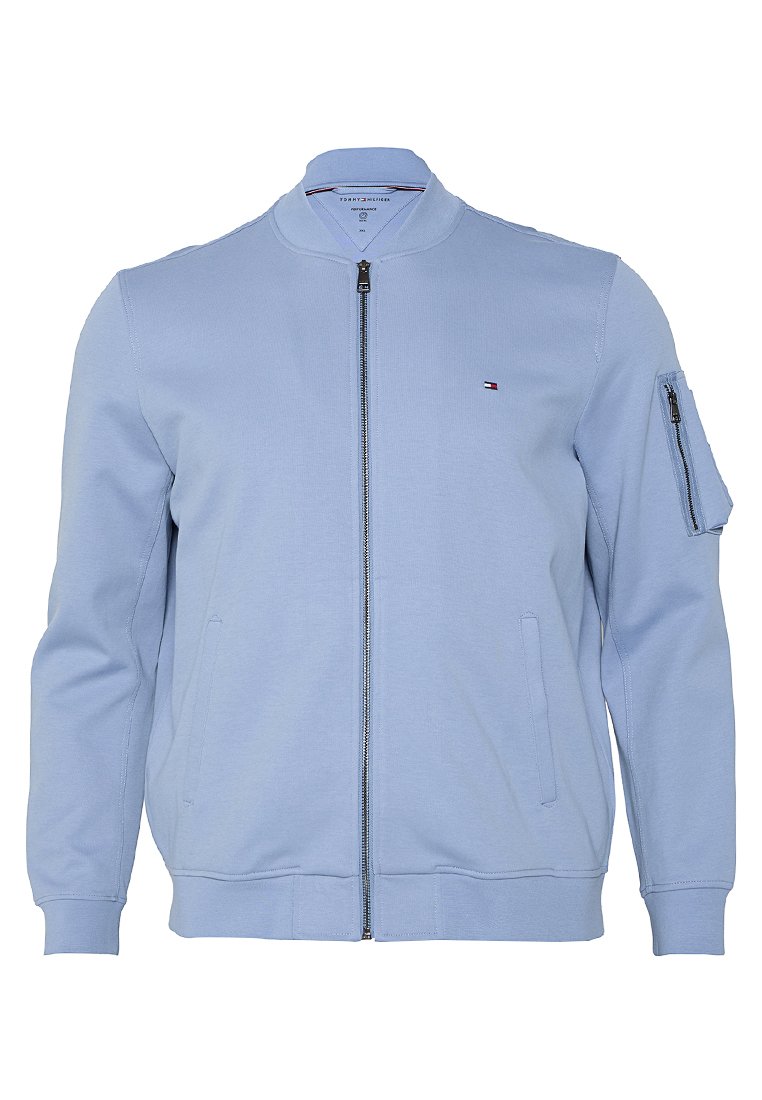 Tommy Hilfiger Sweater met rits blauw