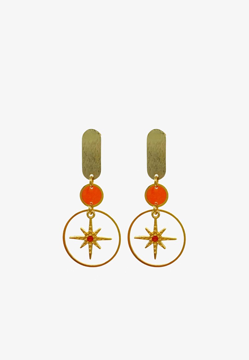 Design My Aurore NORTH STAR - Oorbellen - orange