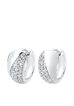 SPARKLING ELEGANCE - MIT KRISTALLEN VON SWAROVSKI® - Boucles d'oreilles - silberfarben