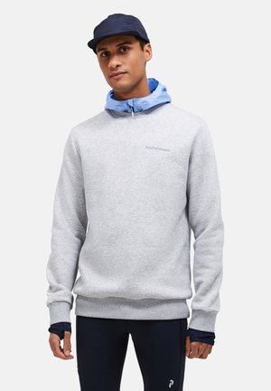 ORIGINAL SMALL LOGO - Felpa - med grey melange
