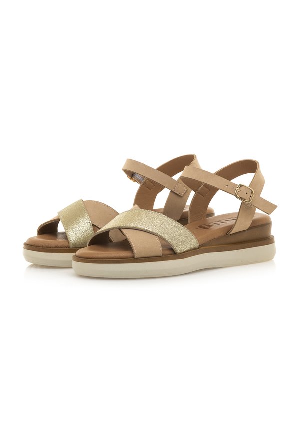 DANIELA - Platform sandals - empolvado sand4