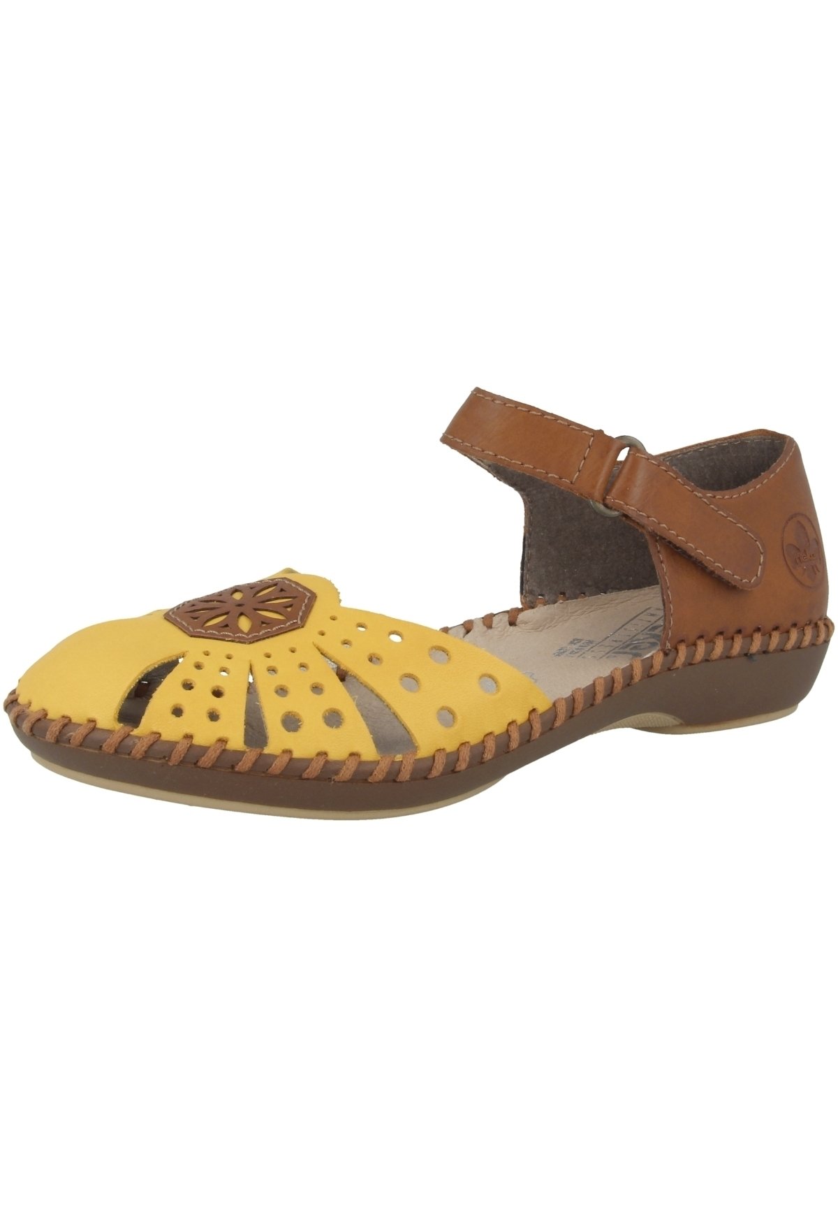 Rieker Sandals - yellow-cayenne (m1666-69)/yellow - Zalando.co.uk
