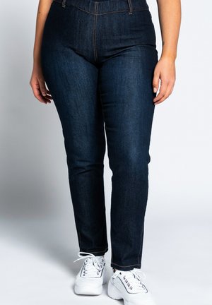 Ulla Popken Jegging - dark blue denim