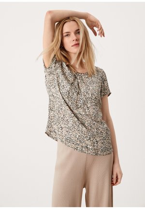 Blouse - anthracite aop