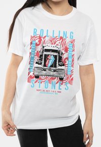 Paradiso Clothing THE ROLLING STONES - Print T-shirt - white