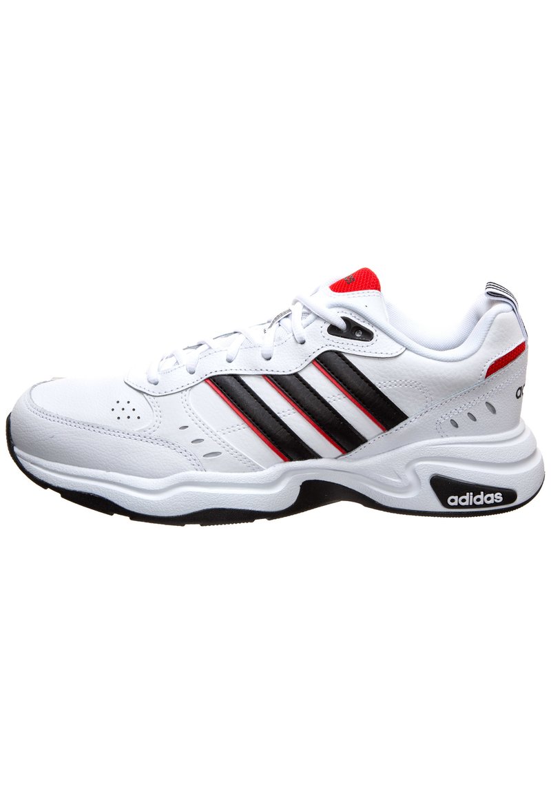 adidas Performance STRUTTER - Matalavartiset tennarit - footwear white / core black / action red