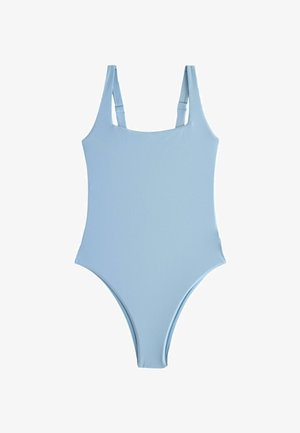 Next, REGULAR FIT - SQUARE NECK SWIMSUIT . - Badpak - blue rib