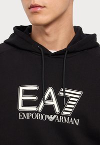 EA7 Emporio Armani FELPA - Felpa con cappuccio - black
