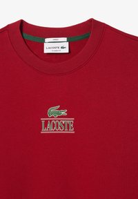 Lacoste SIGNATURE PRINT - Collegepaita - bordeaux ixx