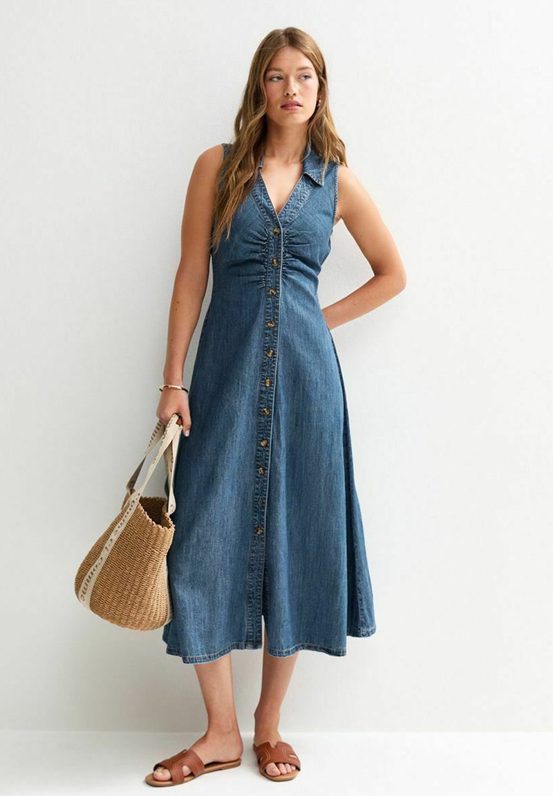 New Look Spijkerjurk - blue