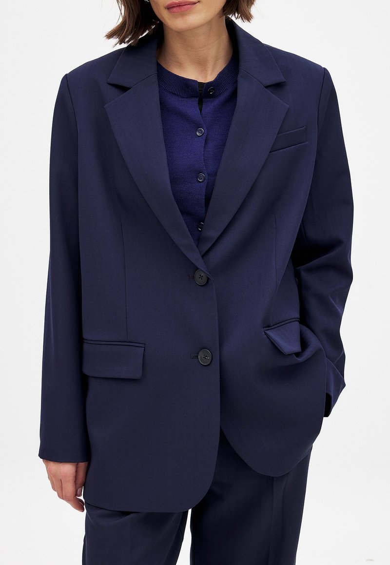 NA-KD Abrigo corto - navy