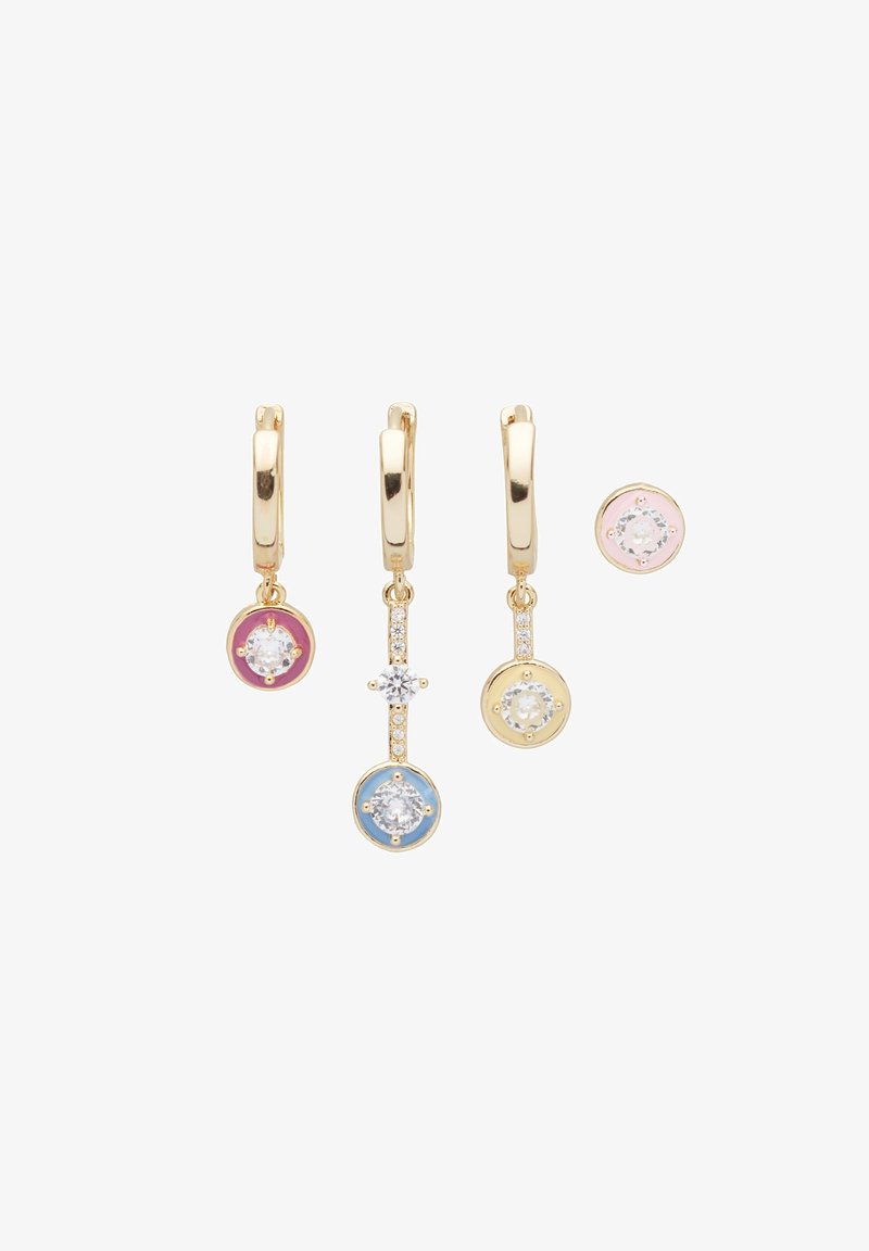 U.S. Polo Assn. KAREN SET - Boucles d'oreilles - yellow gold red light blue white