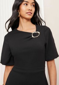Friends Like These REGULAR FIT - TAILORED ABSTRACT BUCKLE PUFF SLEEVE  - Overal - black