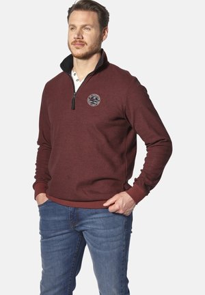 Jan Vanderstorm Strickpullover - dunkelrot