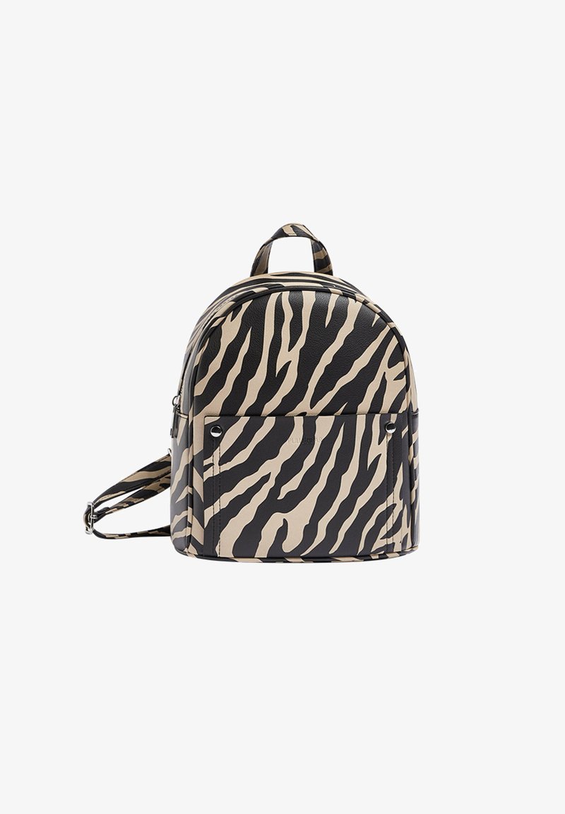 PULL&BEAR PRINTED URBAN - Zaino - mottled black/nero-screziato - Zalando.it pull & bear zaino