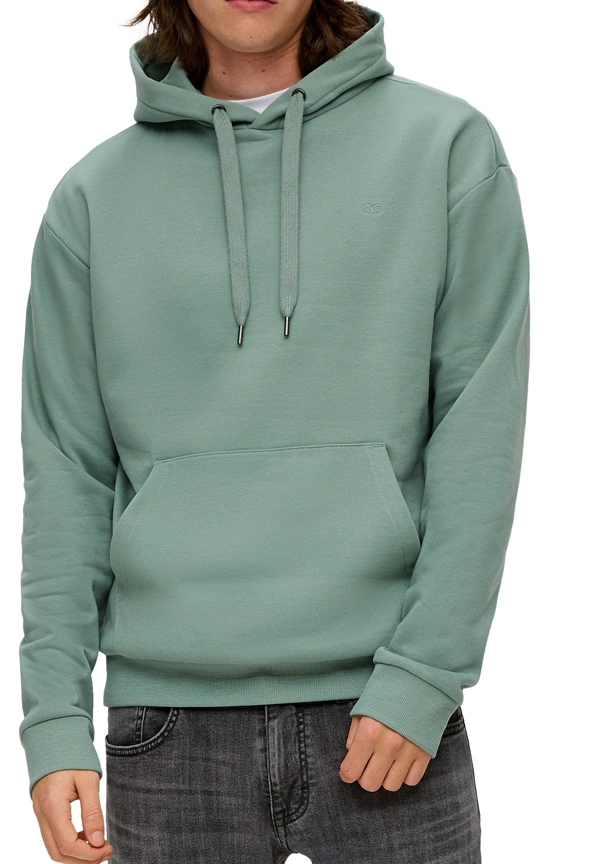 QS Hoodie - salbeigrün/green - Zalando