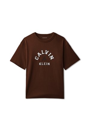 VARSITY  - T-shirt print - legacy brown