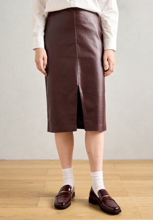 SKIRT JOCELYN  - Pennkjol - dark brown
