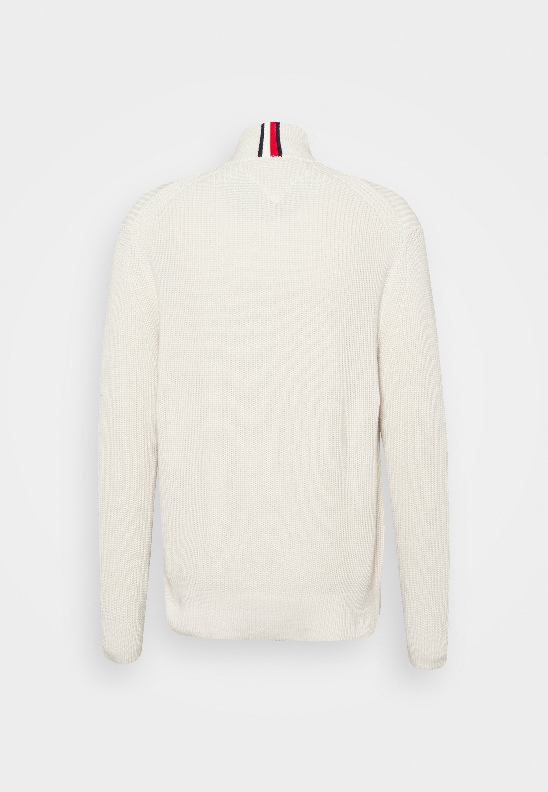 Tommy Hilfiger ZIP MOCK - Jumper - alabaster/off-white - Zalando.co.uk