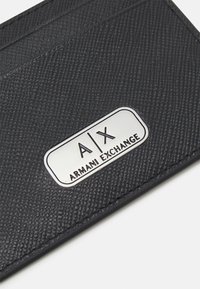 Armani Exchange CREDIT CARD HOLDER MAN'S CREDIT CARD HOLDER - Custodia per biglietti da visita - nero/black
