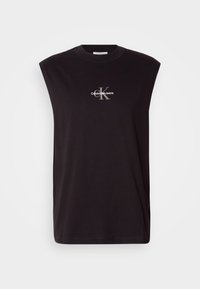 MONOLOGO SLEEVELESS TEE - Top - black