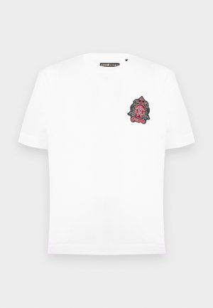 Cavalli Uomo, MERCERIZED RELAXED FIT TEE - T-paita - white