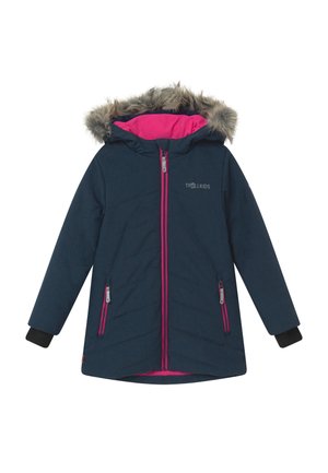 TROLLKIDS GIRLS LIFJELL - Winterjacke - navy melange/magenta
