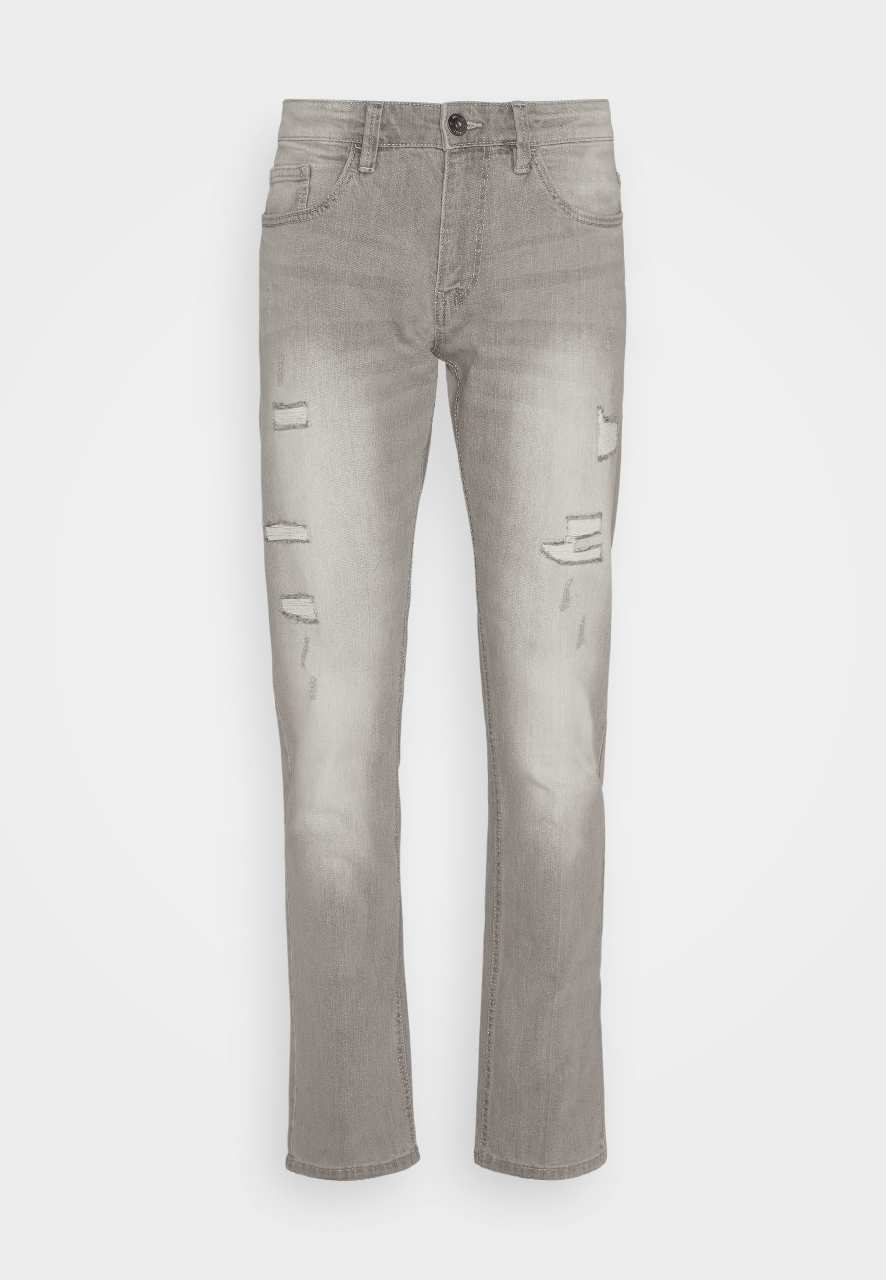 Jean Femme Slim Fit Gris Enduit ICODE By IKKS - Taille W26 - Neuf Avec étiquettes