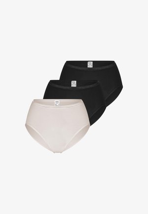 mey, MEY 3 PACK - Briefs - schwarz/beige