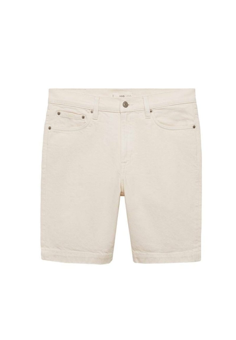 Mango Jeansshort crème