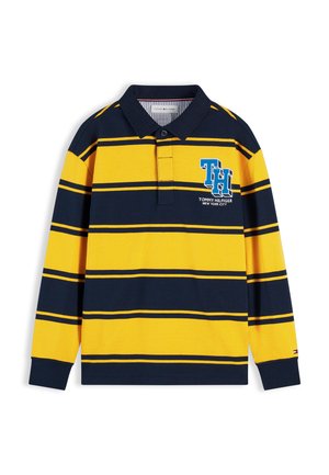 Tommy Hilfiger, TH RUGBY POLO LS - Πόλο - dark blue