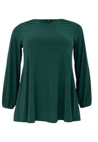 YOEK MIT V AUSSCHNITT - Bluse - dark green