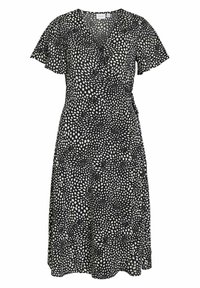 VILOVIE WRAP DRESS - Φόρεμα ημέρας - black