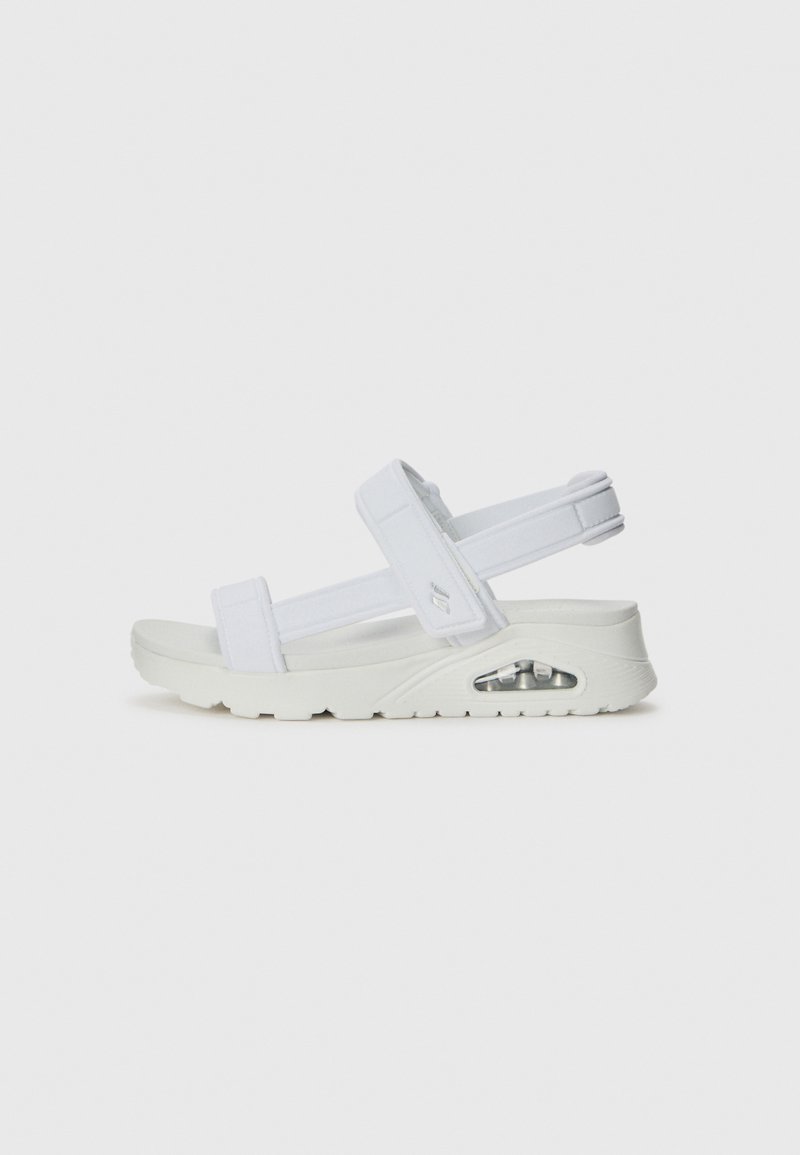 Skechers UNO - Platform sandals - white